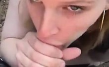 Thick Chick Gets Anal Fucked Outdoors