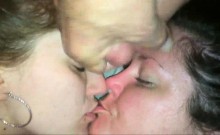 Two Chicks Take His Cum On Their Faces