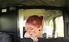 Redhead Babe Pounded By Pervert Driver In The Backseat