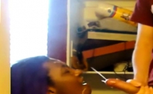 Huge White Dick Paints Black Face White