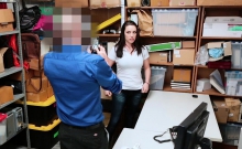 Shoplyfter - Hippy Teen Fucks Fraud Detective