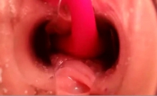 OhMiBod Creamy Cum Speculum Deep Inside Cervi