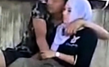 Indonesian- Hijab Girl Fingered