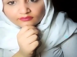 Amazing filthy hijab livestream