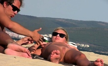 Awesome Nude Beach Females - Spycam Close Up