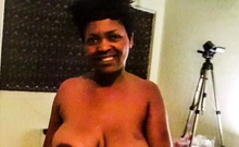 Big Nipples Ebony Natural Tits Casting