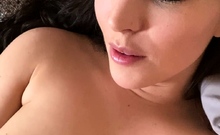 Awesome Teen With Big Boobs Dildo Masturbation
