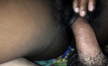 Ebony With Hairy Pussy And Long Pussy Lips