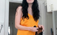 Hot Amateur Teen Butt Plug Solo Play