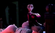 Mommy Gothel and Rider