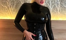slut his tall blonde fetish flashing ass on live webcam