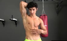 Hot muscular boy with hard abs EastBoys