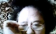 Old Russian Lady on Webcam! Amateur Video!