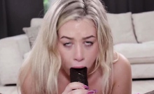 Blonde Blowjob MILF Craves Cock Big Time