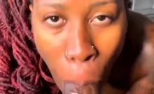 Big tit amateur sucks and tit fucks a big cock