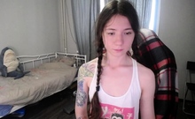 Hot amateur webcam teen masturbates for their fans