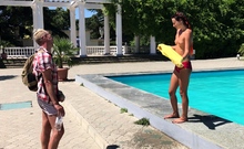 Amateur French Teen Outdoor softcore