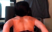 Brunette Solo Webcam Masturbation