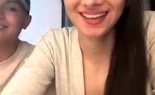 Teen brunette from get fuck on webcam