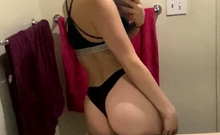 Big ass fetish babe butt toyed