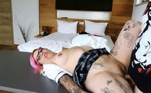 German BBW MILF with Glasses Gets a Hardcore Fuck and Facial