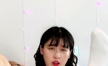 Stacked brunette goes solo toys and masturbation