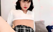 Curly Blonde Teen Records Solo Dildo Masturbation More At