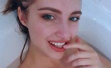 Amateur Teen Strips And Masturbates For Webcam Video