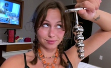Hot teen lauryn may solo toying