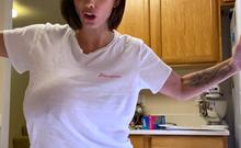 Great Big Boobs On Masturbating Redhead