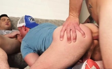 Tattooed Gay Craves For Threesome