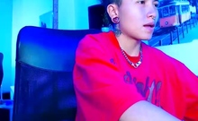 Hot gay twink dick masturbation video