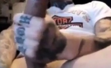 Latin Twink With Biggest Tattooed Cock Masturbates