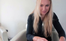 Blonde teen Sierras first erotic masturbation video