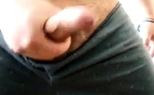 Fat Bear Jacks Off During a Massage