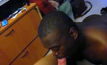 Verbal Ginger Master Gets BDSM Blowjob from Black Sub