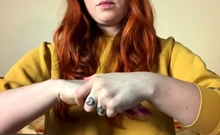 Very Hot Amateur redhead 19yo Teen BBC fuck on Webcam