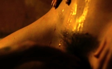 Dissolute Piss Fetish Fingers Her Erotic Pearl