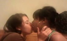 Interracial Girls Kissing